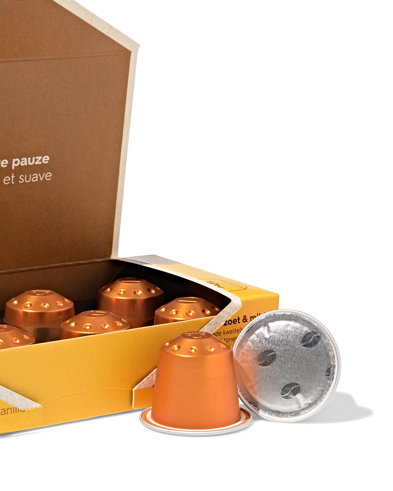 koffiecups vanille - 10 stuks - 17180043 - HEMA