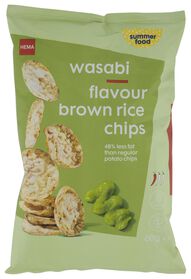 chips au riz complet wasabi 60g - 10664959 - HEMA