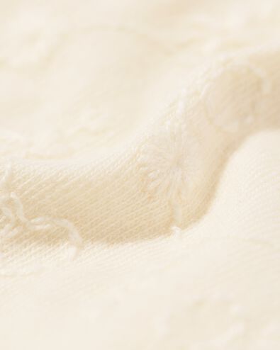 t-shirt b&eacute;b&eacute; broderie blanc cass&eacute; - 33096460OFFWHITE - HEMA