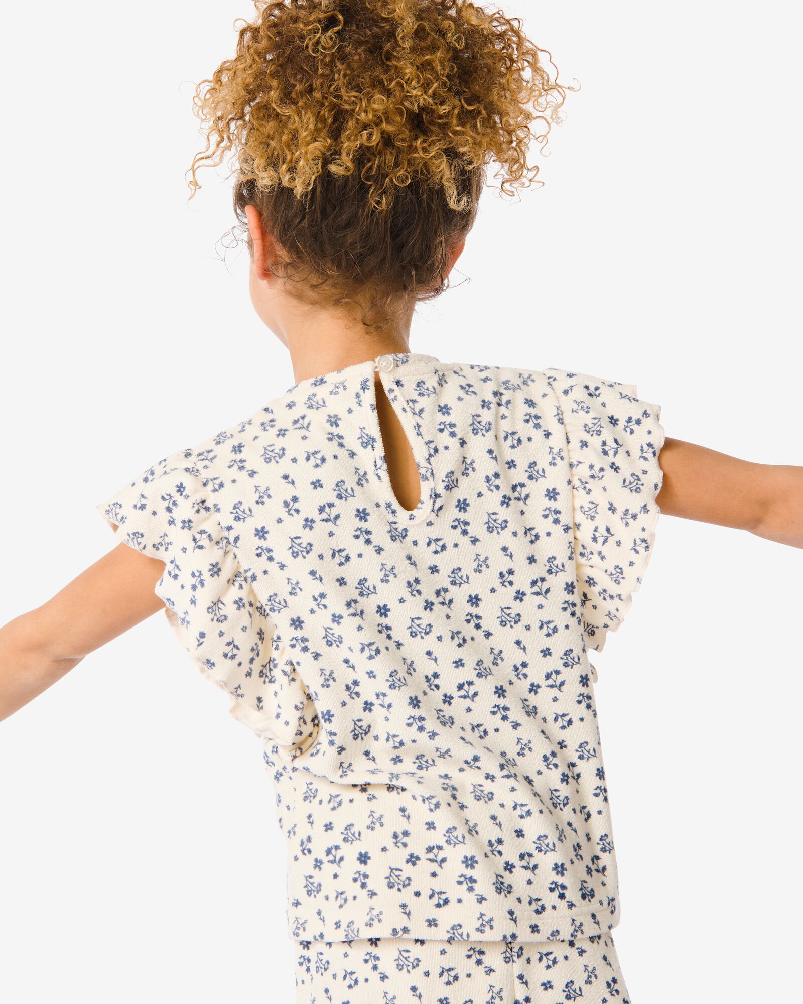 kinder t-shirt badstof ecru - 1000031409 - HEMA