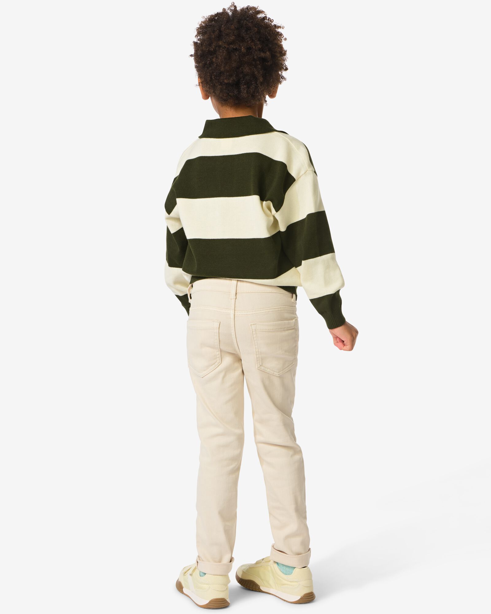 pantalon enfant jean jogging sable sable - 30709701SAND - HEMA