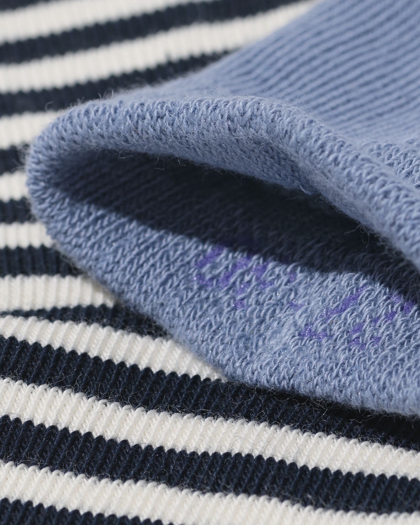 Kinder-Kurzs&ouml;ckchen, gestreift &ndash; 5 Paar dunkelblau dunkelblau - 4320875DARKBLUE - HEMA