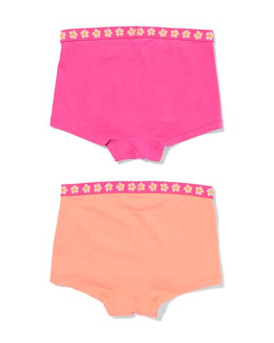 kinderhipsters bloemen - 2 stuks perzik perzik - 19302260PEACH - HEMA