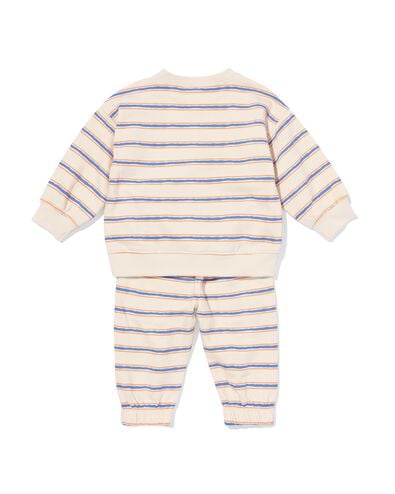 Baby-Bekleidungsset, bequeme Passform, gestreift ecru ecru - 33185070ECRU - HEMA