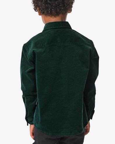 Chemise pour enfants Takkie en tissu c&ocirc;tel&eacute;  vert vert - 30707506GREEN - HEMA