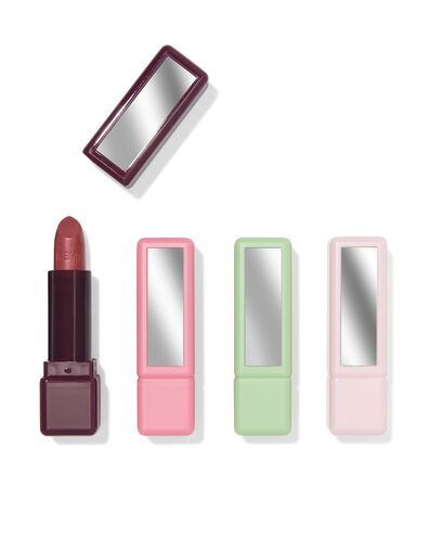 navulling moisturising lipstick 32 rosy sprinkles - satin - 11230432 - HEMA