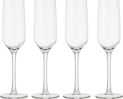 4-pak champagneglazen 230ml - 9401013 - HEMA