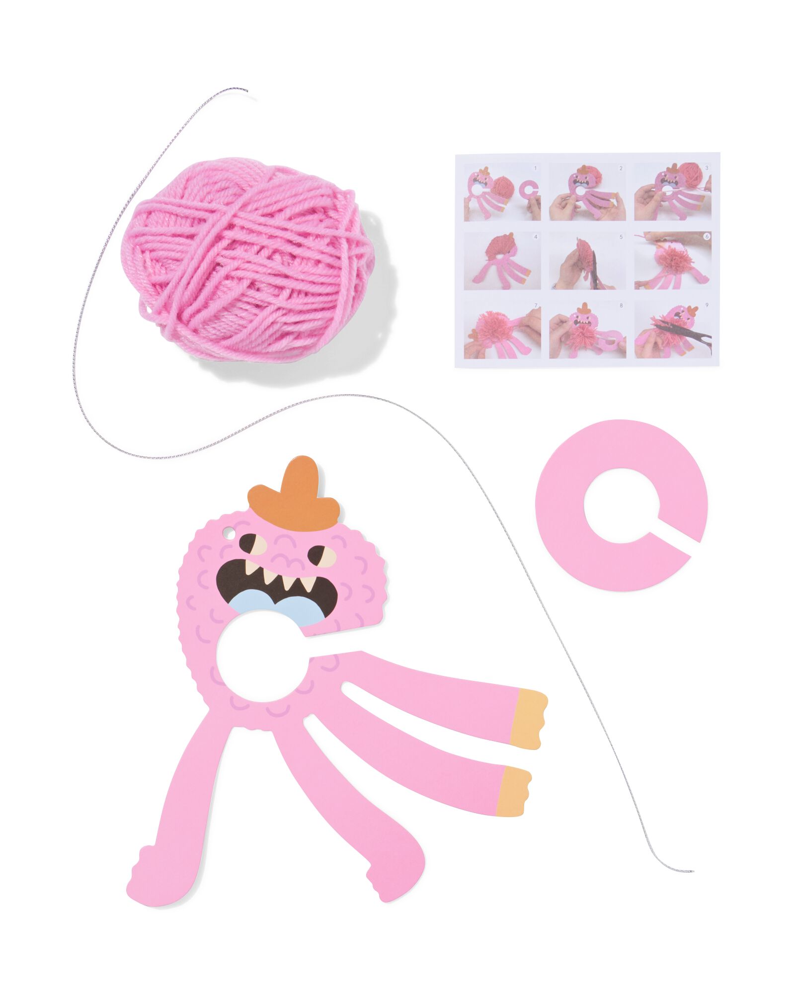 pomponset monster - 15900342 - HEMA