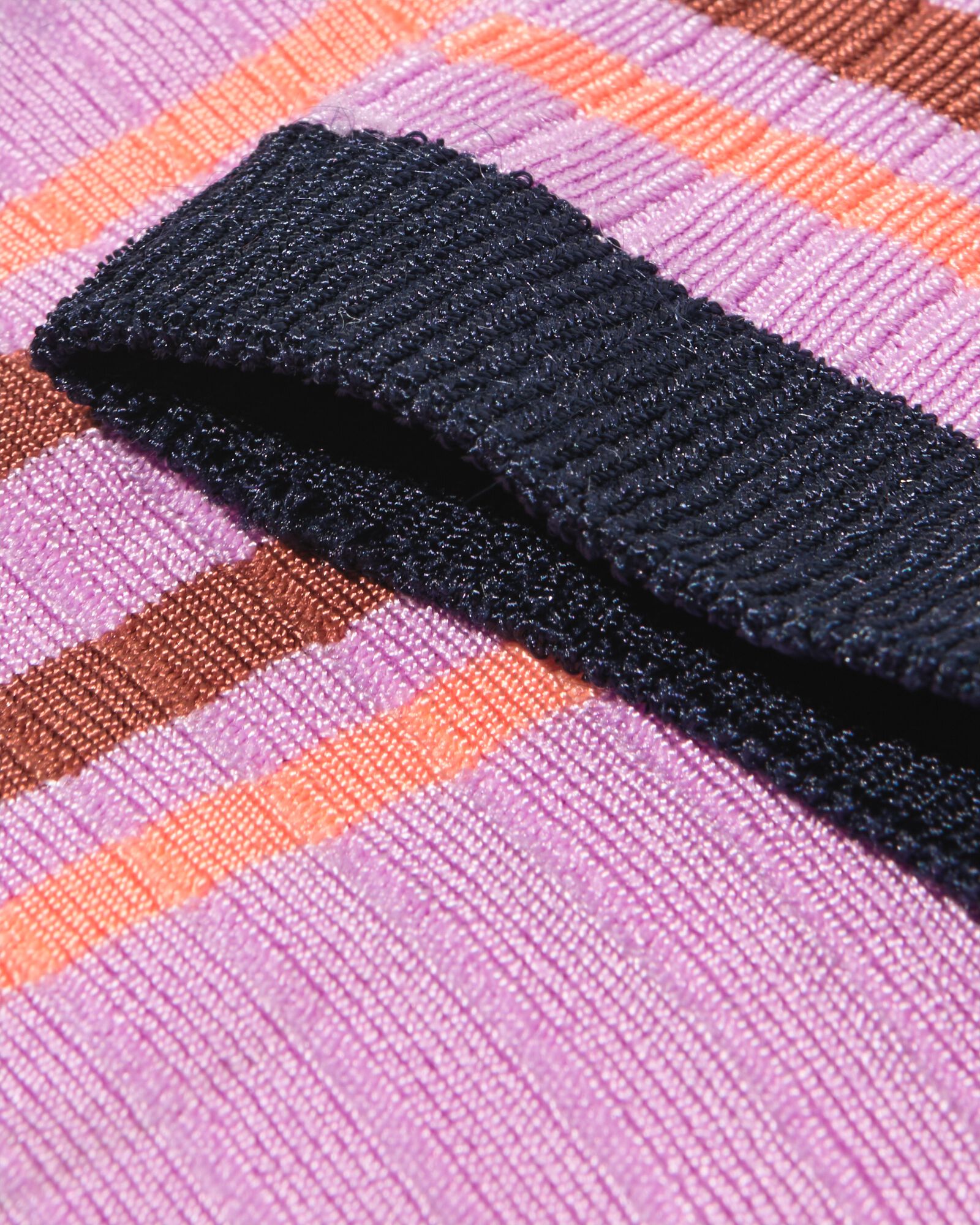 Damensocken, gerippt, gestreift lila lila - 4280940LILAC - HEMA