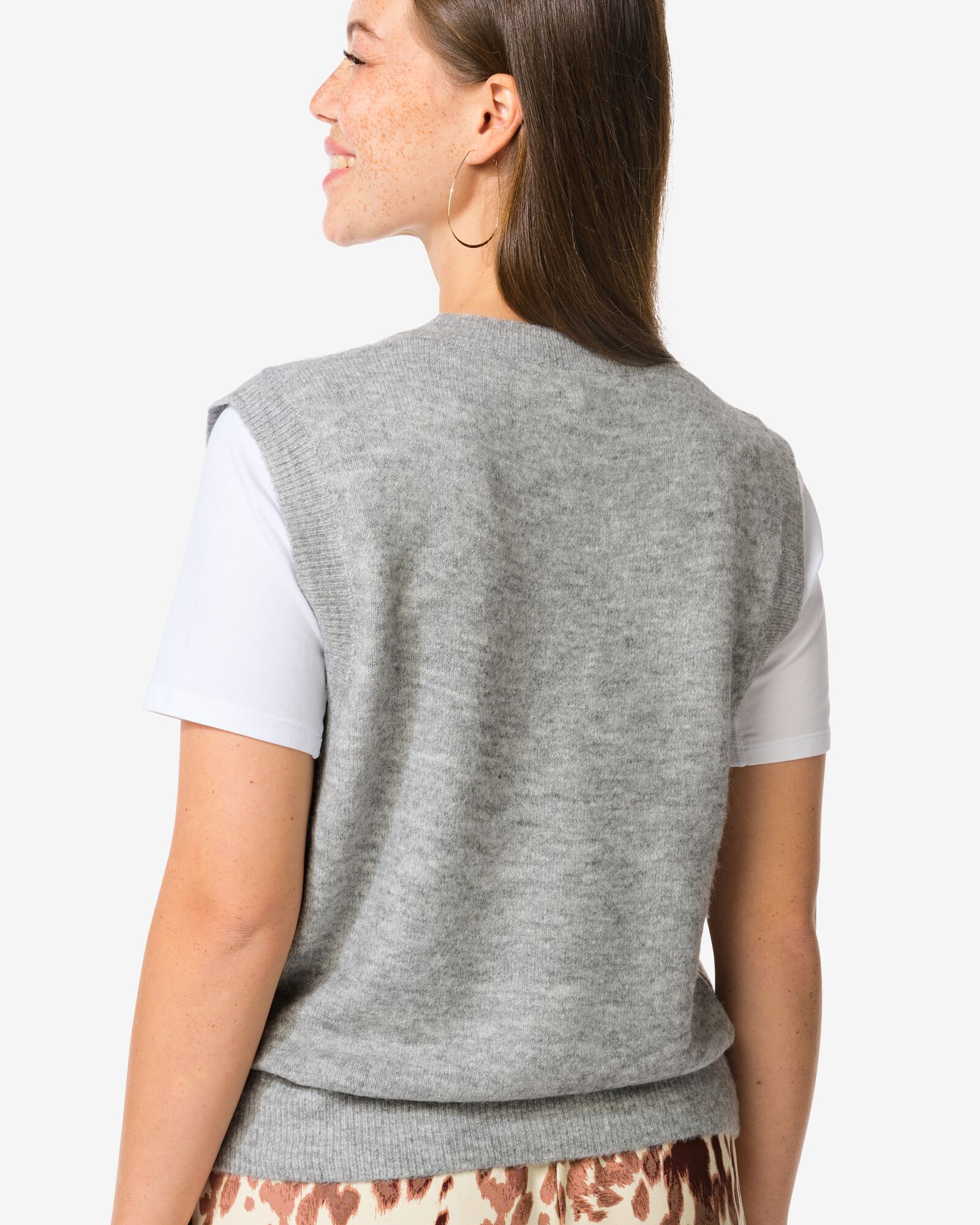 Damen-Spencer Rolly, gerippt  hellgrau - 36204240LIGHTGREY - HEMA