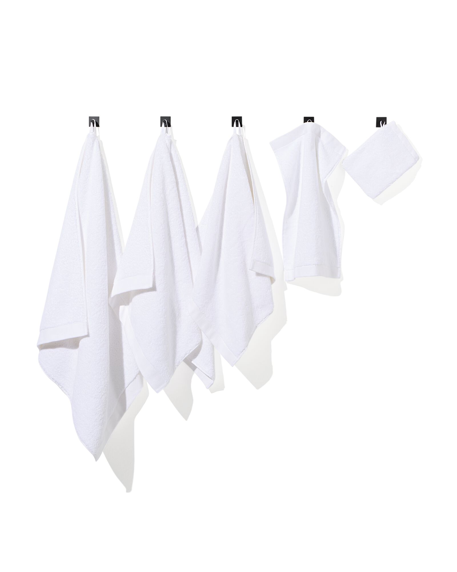 serviette de bain - 60x110 cm - ultra doux - blanc blanc serviette 60 x 110 - 5217001 - HEMA