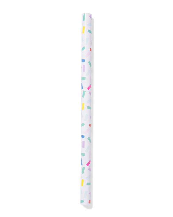 cadeaupapier 70x200cm confetti - 14710274 - HEMA