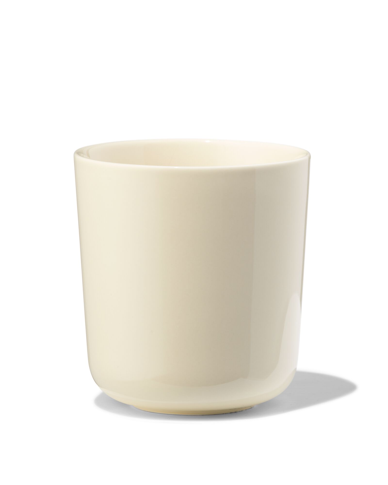 mug &agrave; cappuccino 350 ml KNAP new bone jaune - 80660309 - HEMA