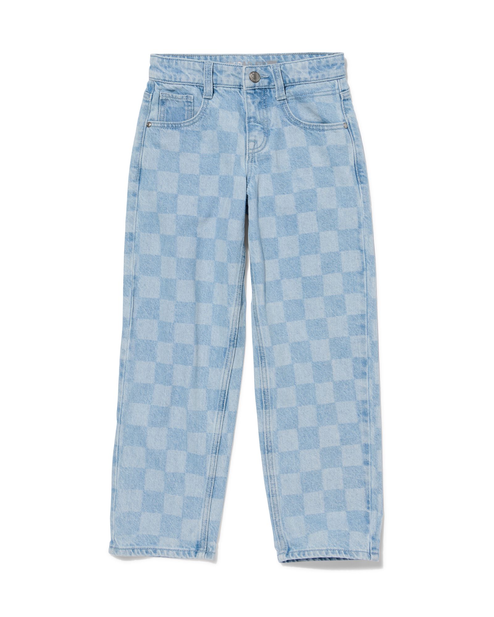 Karierte Kinderjeans - 30786538 - HEMA