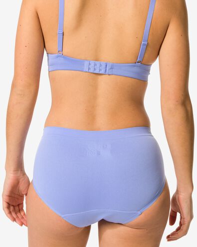 culotte hipster menstruelle sans coutures absorption l&eacute;g&egrave;re bleu - 19630735BLUE - HEMA