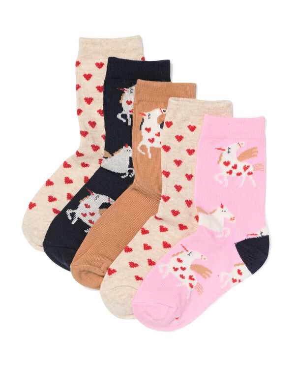 Kinders&ouml;ckchen, M&auml;rchenwelt &ndash; 5 Paar dunkelblau dunkelblau - 4320640DARKBLUE - HEMA