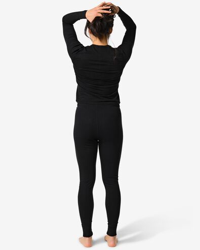 Damen Thermoleggings schwarz S - 19659826 - HEMA