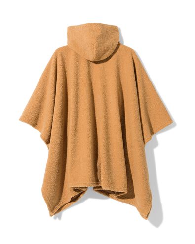 Damen-Sofa-Poncho, Einheitsgr&ouml;&szlig;e, mit Kapuze und Taschen, hellbraun - 61100240 - HEMA