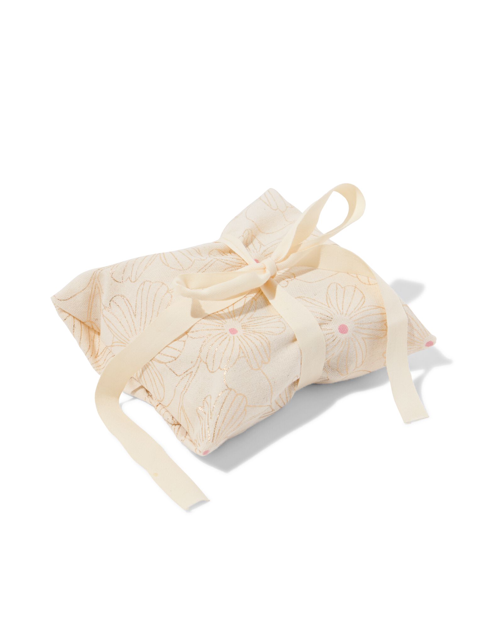 Wiederverwendbares Einpackpapier aus Baumwolle, 44 &times; 39 cm, Blumen - 14700704 - HEMA