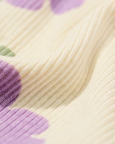 pyjama enfant c&ocirc;tel&eacute; &agrave; fleurs blanc cass&eacute; - 23001540OFFWHITE - HEMA