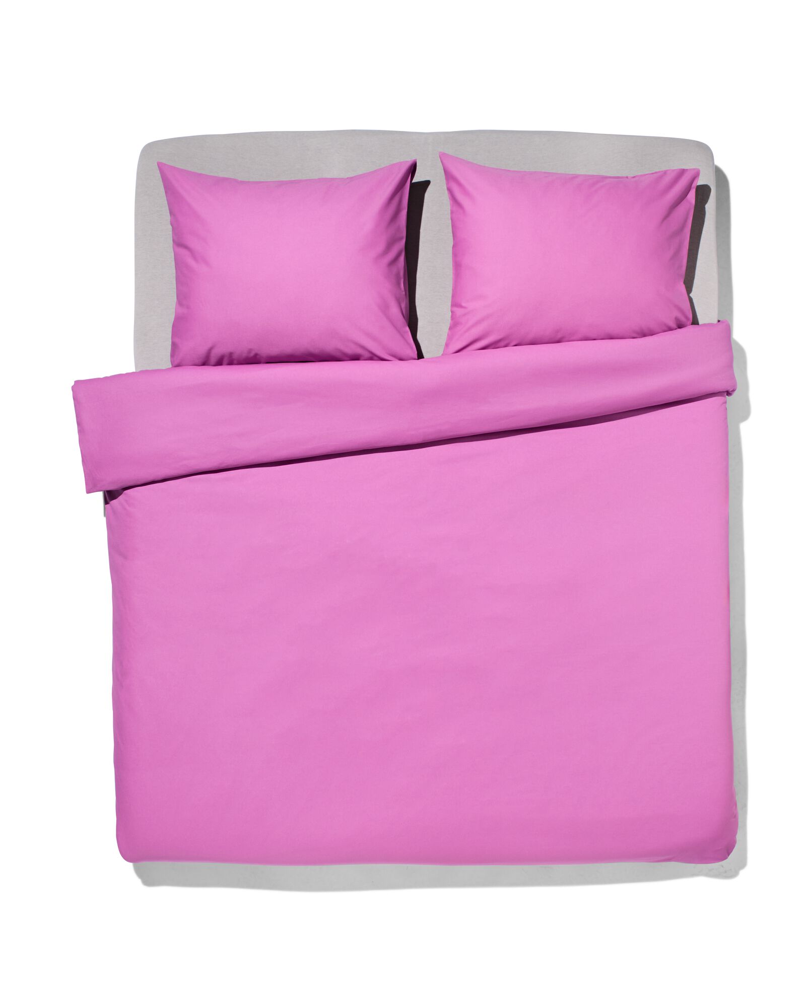 housse de couette 200 x 200/220 cm en coton doux violet - 5750068 - HEMA