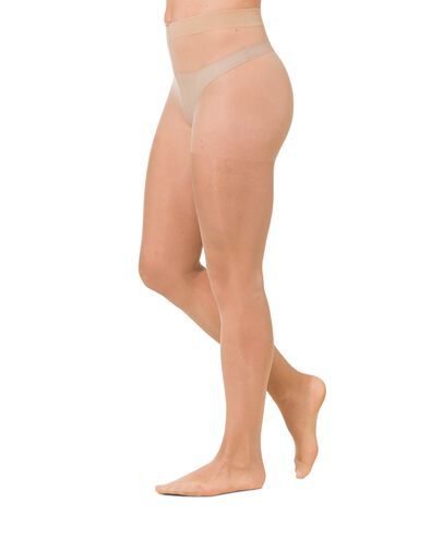 4 collants brillants transparents 20 deniers poudre poudre - 1000000740 - HEMA