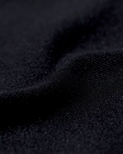 heren fleece sportshirt zwart XXL - 36090164 - HEMA