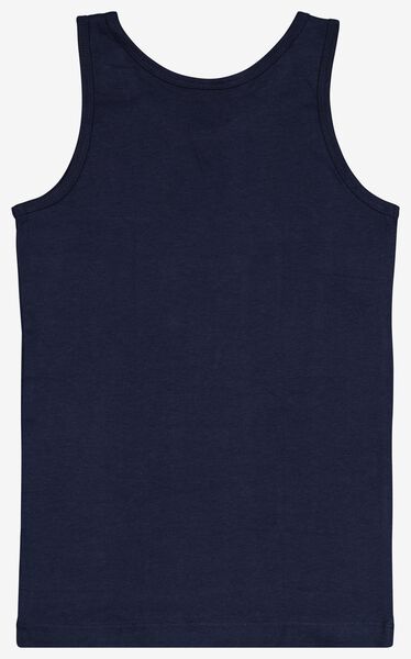2 Kinder-Hemden, Baumwollstretch dunkelblau - 1000028486 - HEMA