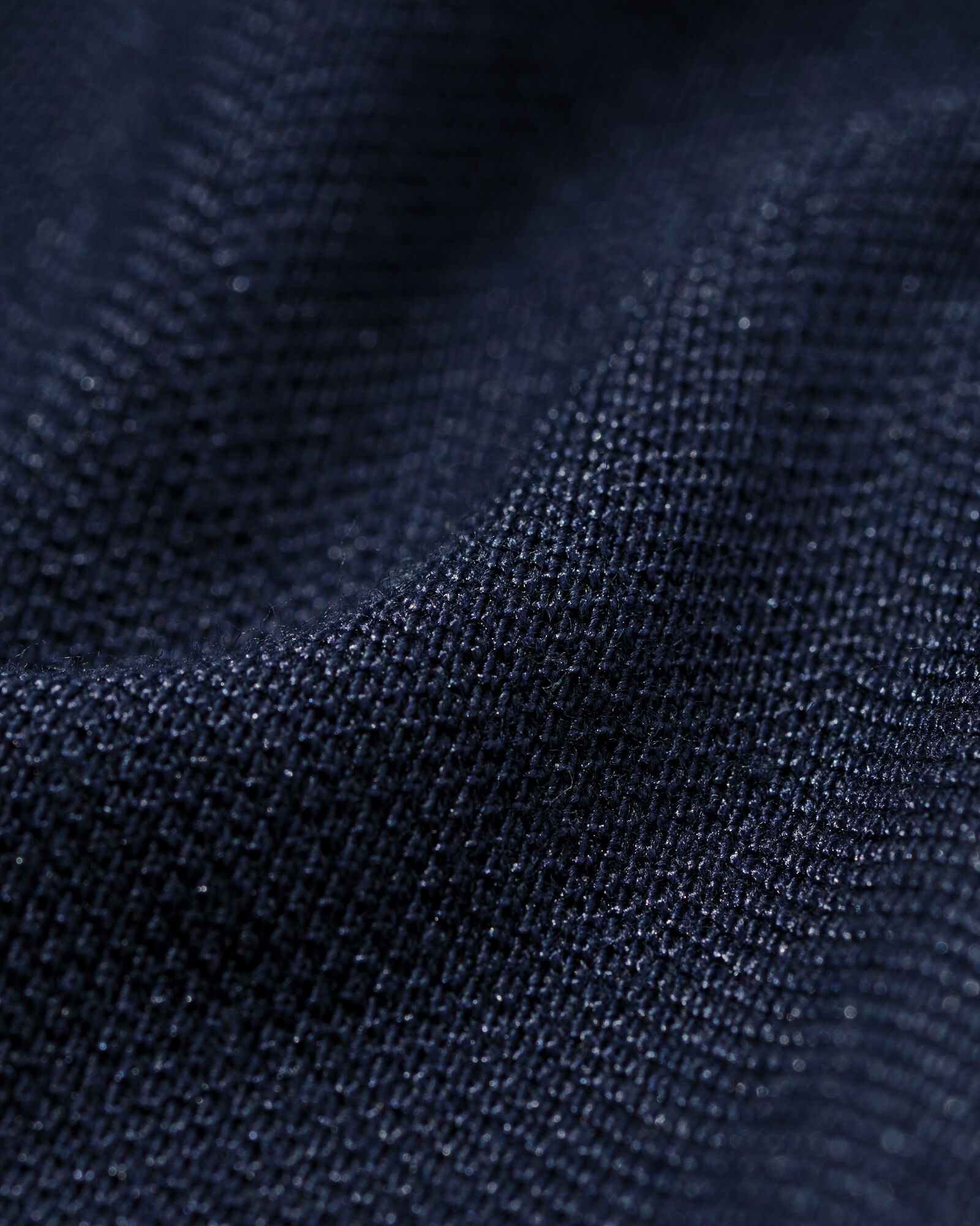 herenoverhemd Billy piqu&eacute; donkerblauw donkerblauw - 2101770DARKBLUE - HEMA