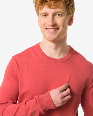 Herren-Pullover rot - 2140060RED - HEMA