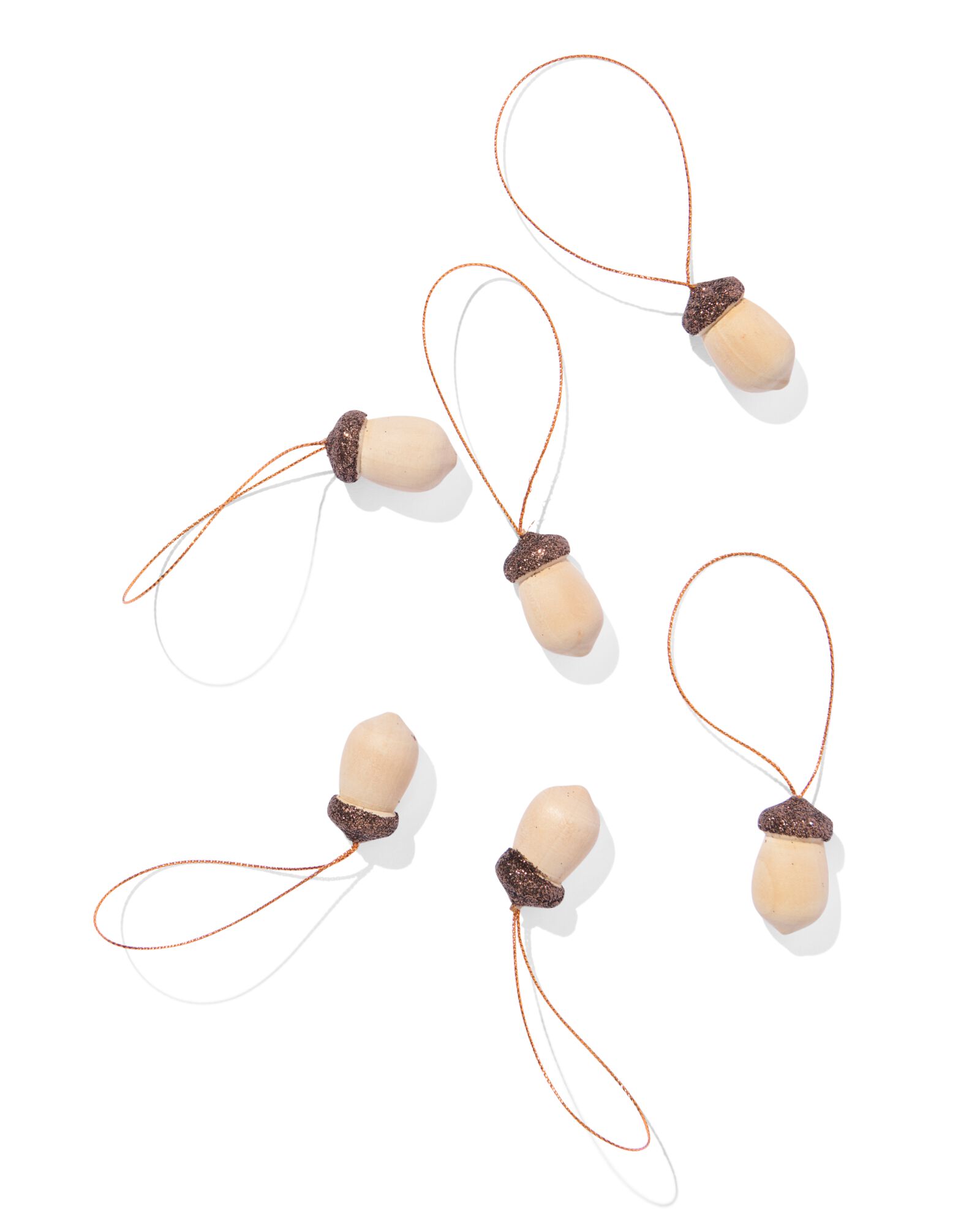 Weihnachtsanh&auml;nger, Holz &ndash; 6 St&uuml;ck - 25110219 - HEMA