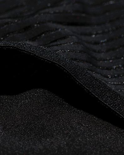 dames brazilian micro met mesh zwart - 19670214BLACK - HEMA