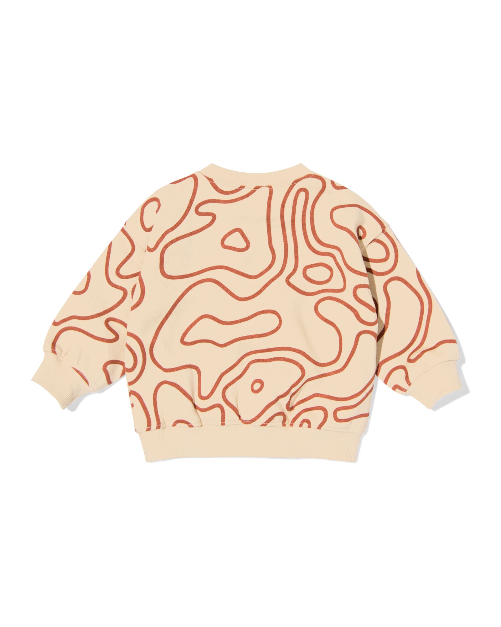 pull b&eacute;b&eacute; tissu sweat tourbillon &eacute;cru &eacute;cru - 33188570ECRU - HEMA