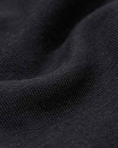 heren T-shirt Job oversized fit zwart zwart - 2179040BLACK - HEMA