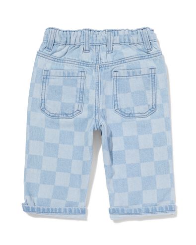 babybroek blokken comfy fit denim - 33188670DENIM - HEMA