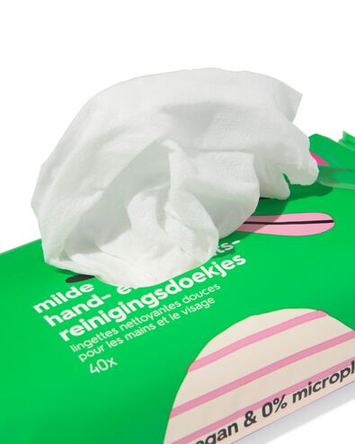 milde hand- en gezichtsreinigingsdoekjes - 40 stuks - 11730009 - HEMA