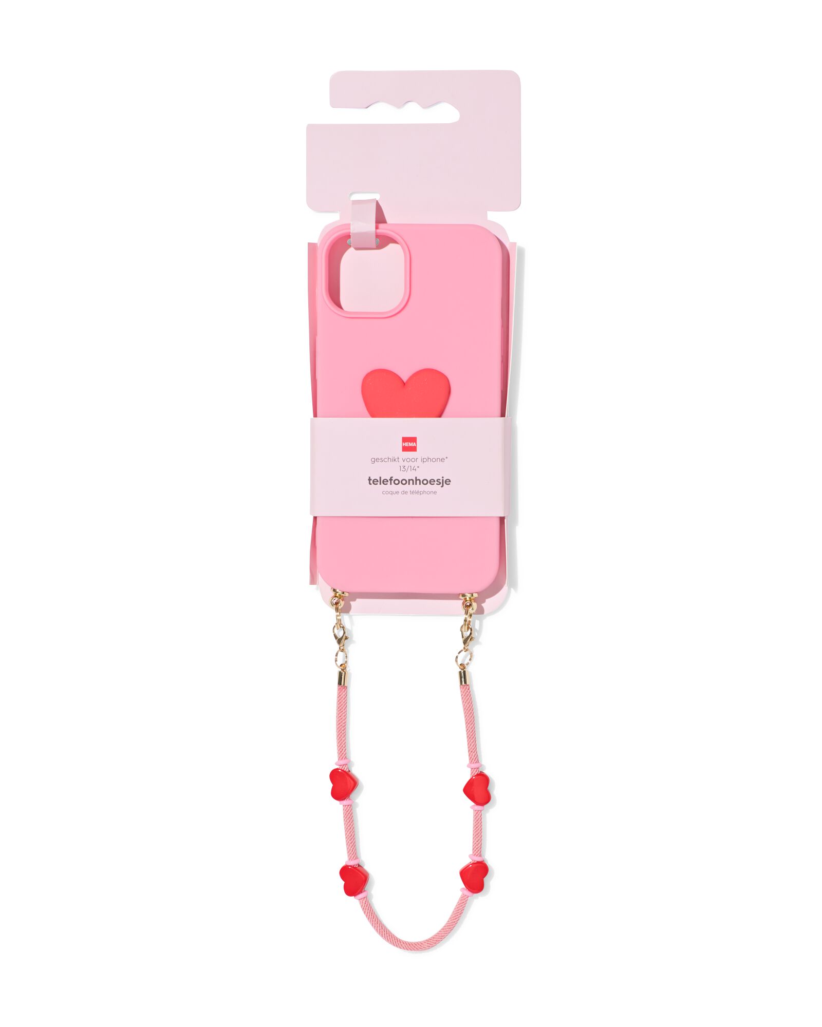 coque avec cordon iPhone 13/14 - 60102009 - HEMA