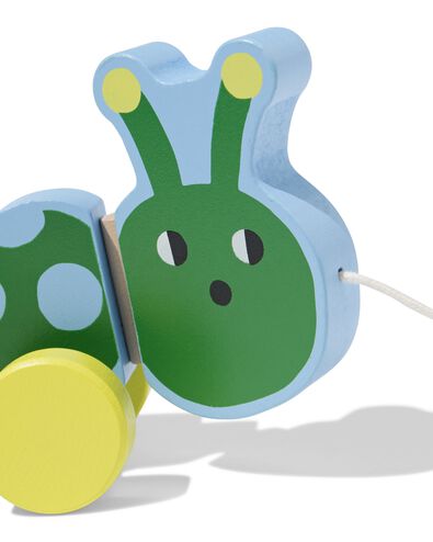 animal &agrave; tirer 27x12x8cm bois - 15100205 - HEMA