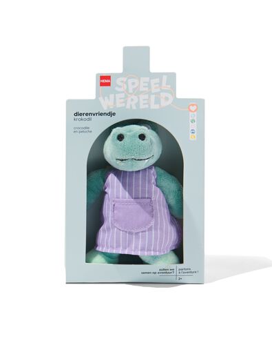 peluche crocodile 13cm - 15140121 - HEMA