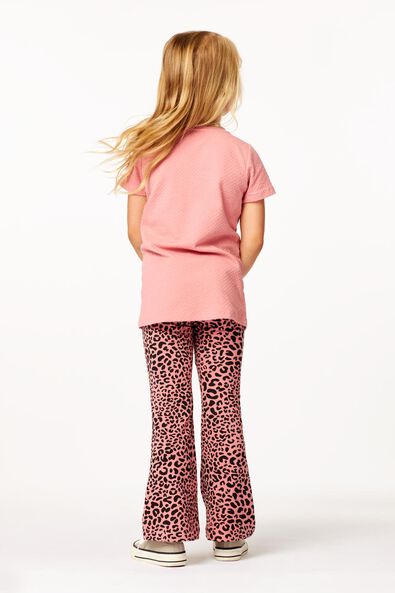 kinder t-shirt ruffle roze - 1000024694 - HEMA