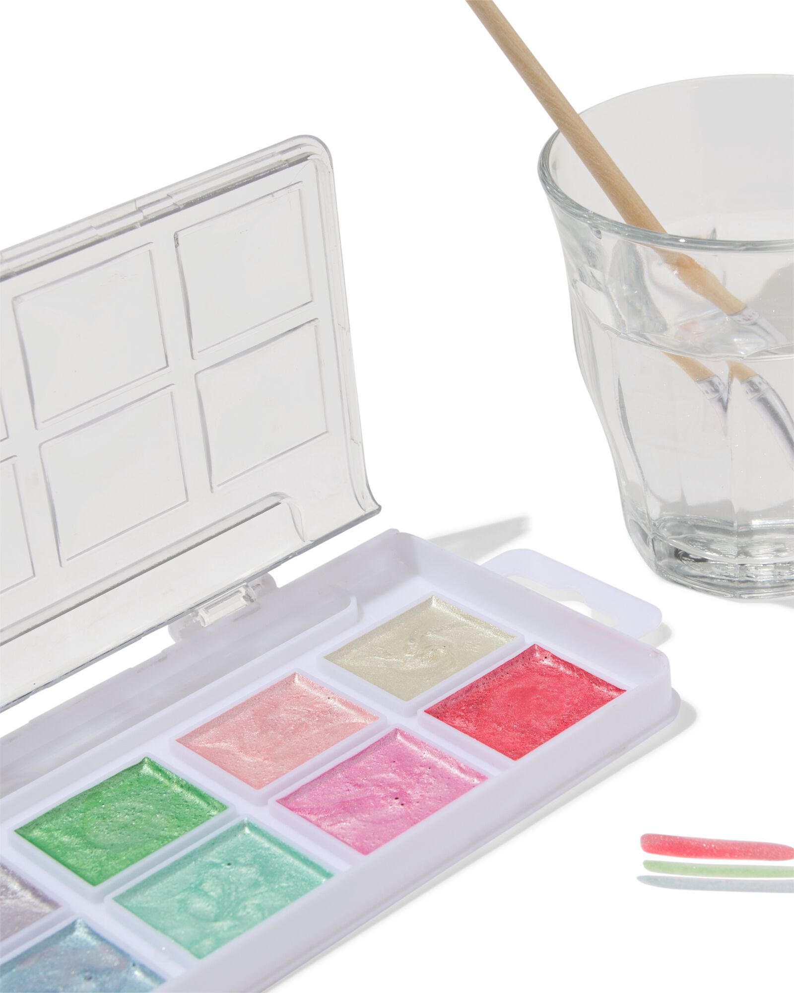 parelmoer waterverfset 12-delig - 60702805 - HEMA
