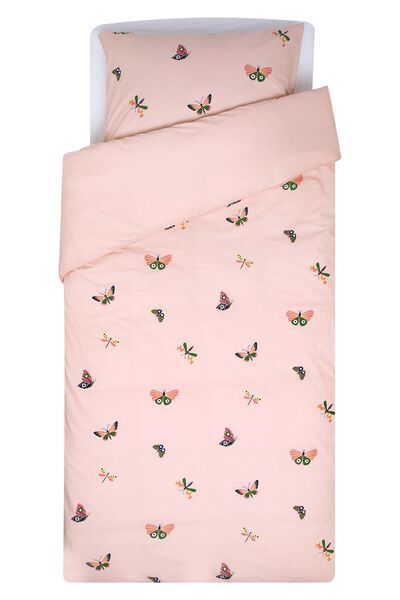 Kinder-Bettwäsche, Soft Cotton, 140 x 200 cm, Schmetterlinge - 5720125 - HEMA