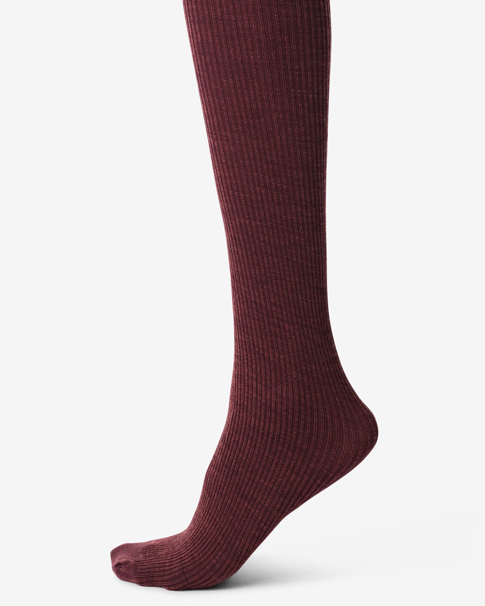 collants pour dames 100 deniers coton bordeaux bordeaux - 4072135BURGUNDYRED - HEMA