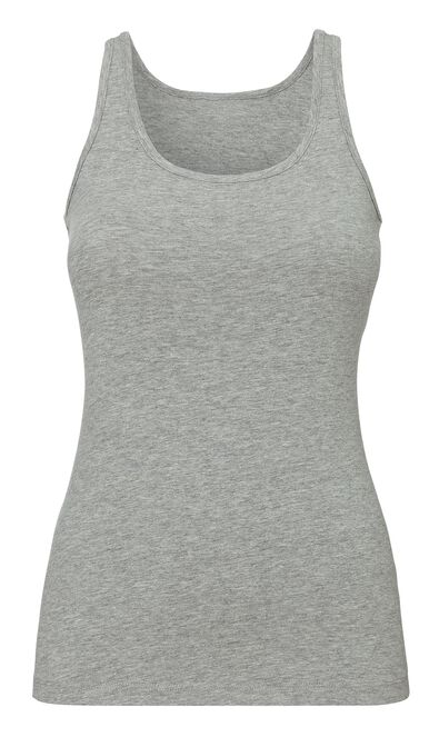 Damen-Top, Biobaumwolle hellgrau - 1000004680 - HEMA