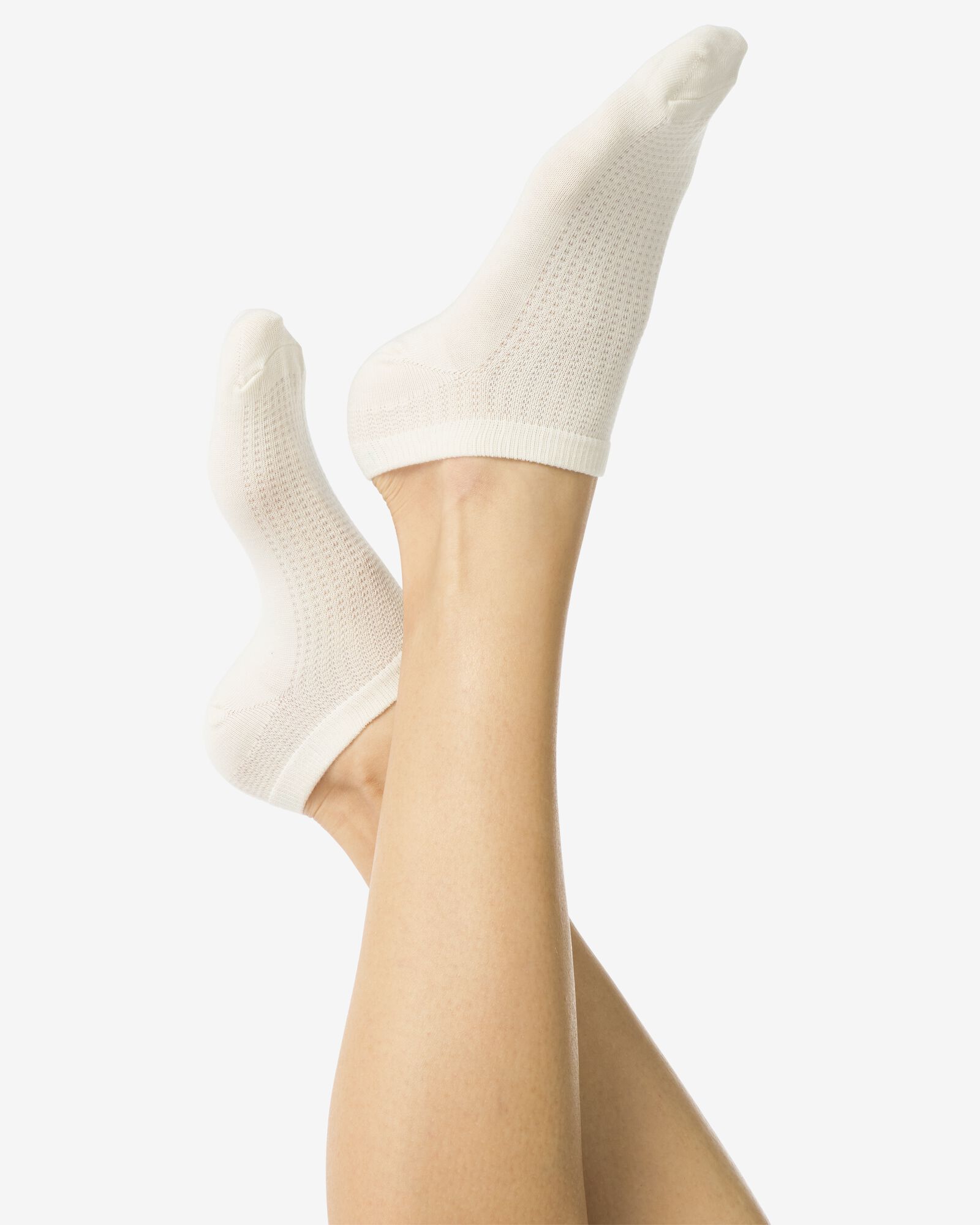 socquettes structure femme beige - 4280560BEIGE - HEMA