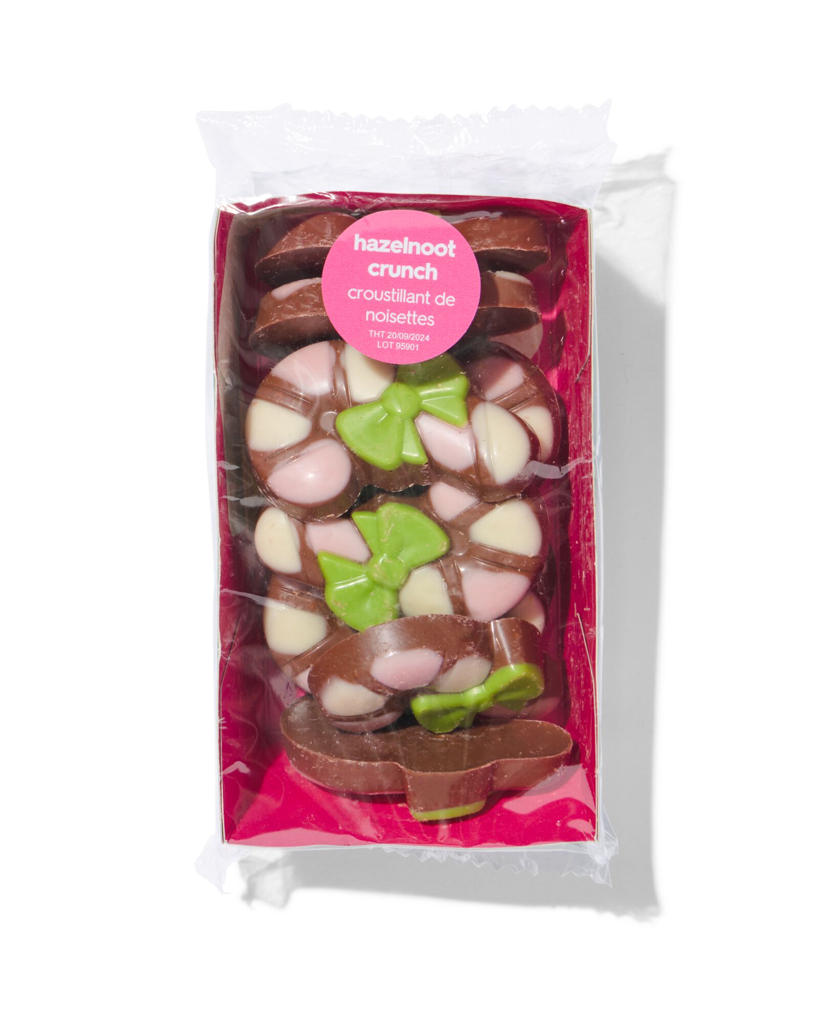 sucres d&rsquo;orge en chocolat au lait avec crunch aux noisettes 150g - 24522206 - HEMA