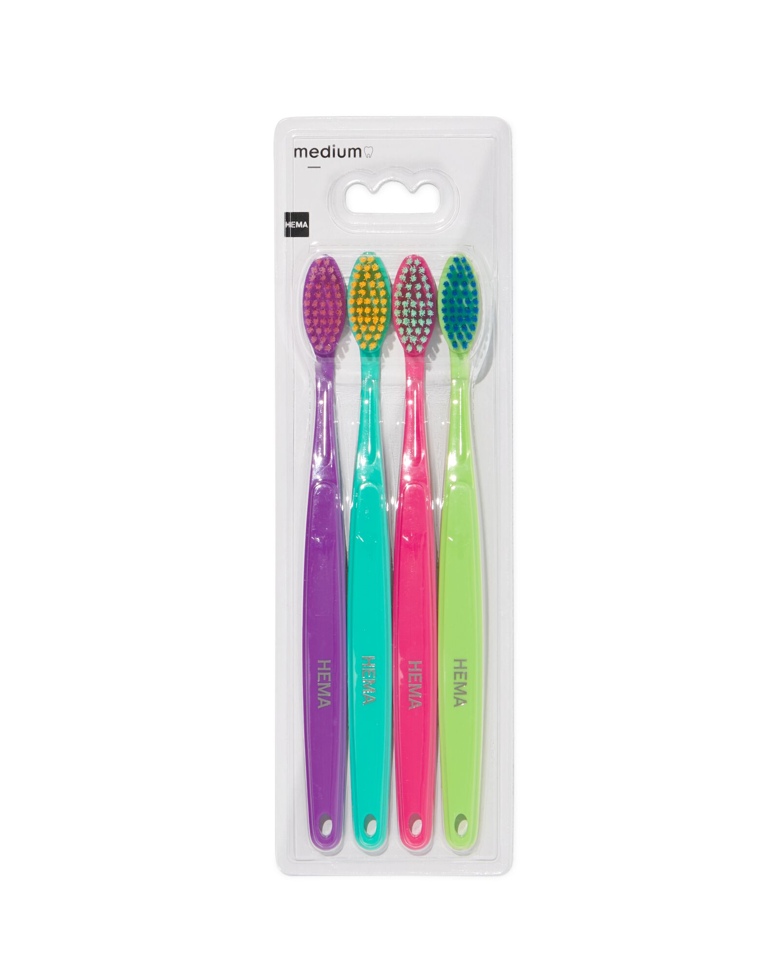 4 brosses à dents - medium - 11141014 - HEMA
