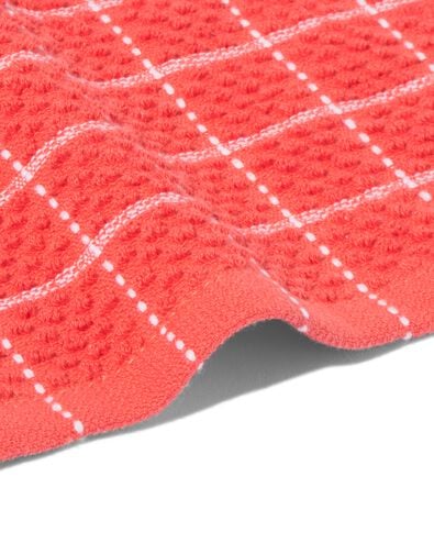 vaatdoekjes 30x30 katoen rood - 2 stuks - 5450051 - HEMA