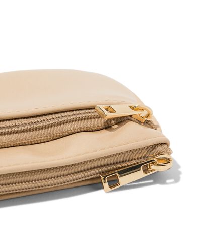 Schl&uuml;sseletui 12 &times; 8 cm, Kunstleder, beige - 18160036 - HEMA