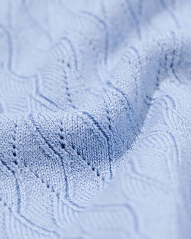 damestrui Fally fijngebreid lichtblauw - 36207870LIGHTBLUE - HEMA